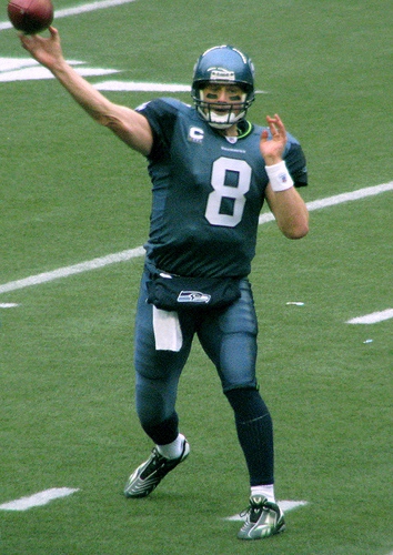 Matt Hasselbeck - Talk about a throwback! #11