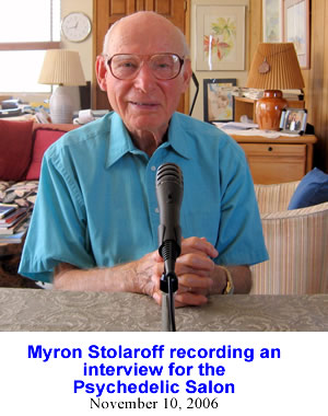 <span class="mw-page-title-main">Myron Stolaroff</span> American author and researcher