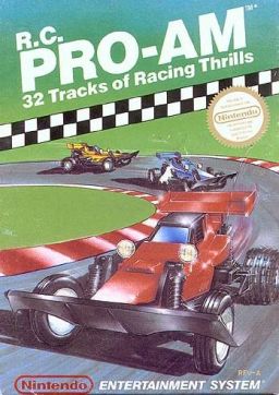 Cover art depicting three radio-controlled cars racing