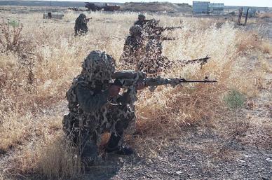 Snipers during a field exercise (2004)