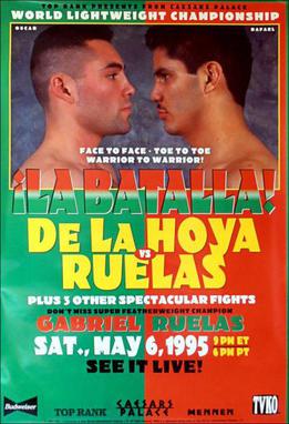 <span class="mw-page-title-main">Oscar De La Hoya vs. Rafael Ruelas</span> Boxing competition