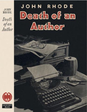 <i>Death of an Author</i> (Rhode novel) 1947 novel