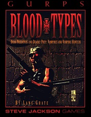 <i>GURPS Blood Types</i> Tabletop role-playing game supplement