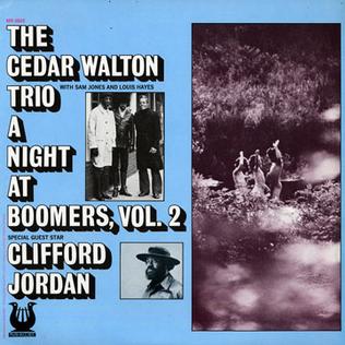 <i>A Night at Boomers, Vol. 2</i> live album by Cedar Walton