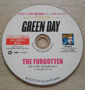 The Forgotten (Green Day song) 2012 single by Green Day