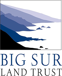 Big Sur Land Trust Erni sevish uchun. Logotip mualliflik huquqiga ega © 1978 The Big Sur Land Trust