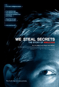 We Steal Secrets: The Story of WikiLeaks is a 2013 American independent documentary film about the organization started by Julian Assange, and people involved in the collection and distribution of secret information and media by whistleblowers. Directed by Alex Gibney, it covers a period of several decades, and includes considerable background material. Gibney received his fifth nomination for Best Documentary Screenplay from the Writers Guild of America Awards for this film.