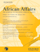 <i>African Affairs</i> Academic journal
