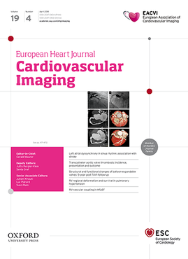 <i>European Heart Journal: Cardiovascular Imaging</i> Medical journal by Oxford University Press