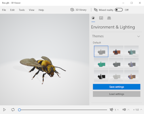 File:Microsoft 3D Viewer screenshot.png