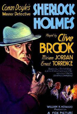 Poster of Sherlock Holmes (1932 film).jpg