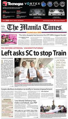 <i>The Manila Times</i> Broadsheet newspaper in the Philippines