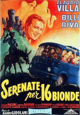 <i>Serenate per 16 bionde</i> 1957 Italian musical comedy film