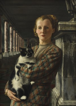 File:Wilma with Cat by Carel Willink.jpg