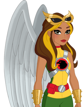Hawkgirl as she appears in DC Super Hero Girls.