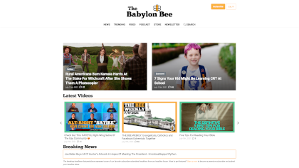 Serious Concerns About the Funny Babylon Bee