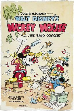 <i>The Band Concert</i> 1935 Mickey Mouse color cartoon film