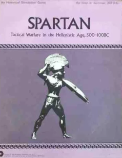 <i>Spartan: Tactical Warfare in the Hellenistic Age, 500-100BC</i> Board wargame published in 1975