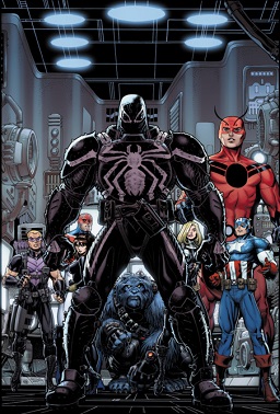 Flash Thompson as Agent Venom on the cover of Secret Avengers #23 (April 2012). Art by Arthur Adams.