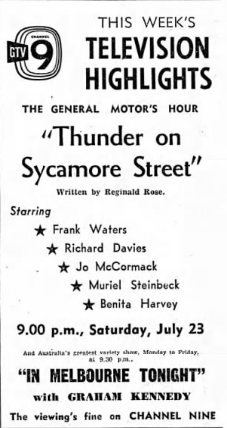 <span class="mw-page-title-main">Thunder on Sycamore Street</span> 3rd episode of the 1st season of The General Motors Hour