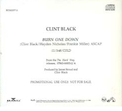 Burn One Down 1992 single by Clint Black