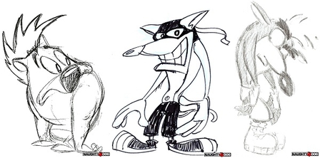 File:Crash Bandicoot Design Evolution.jpg