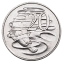 Австралиялық 20c Coin.png