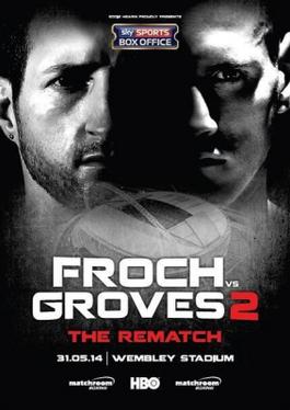 Carl Froch v George Goves Punch POSTER 