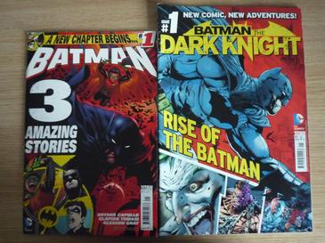 Batman vol. 3, issue #1 and Batman: The Dark Knight issue #1.
