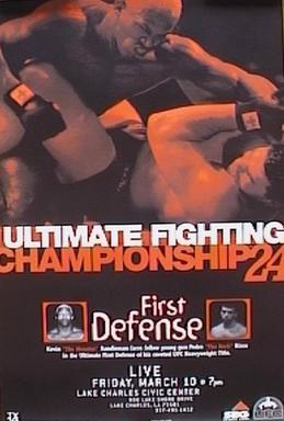 <span class="mw-page-title-main">UFC 24</span> UFC mixed martial arts event in 2000