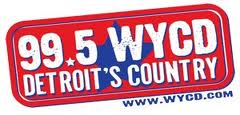 WYCD country music radio station in Detroit