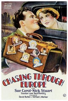 <i>Chasing Through Europe</i> 1929 film by David Butler