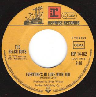 <span class="mw-page-title-main">Everyone's in Love with You</span> 1976 single by The Beach Boys
