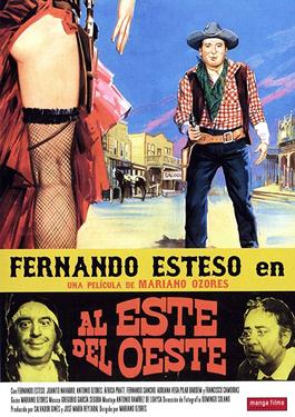 File:Film poster for Al este del oeste, 1984.jpg