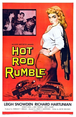 <i>Hot Rod Rumble</i> 1957 US low-budget film by Leslie H. Martinson