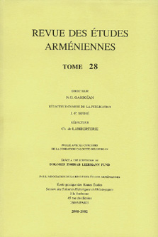 <i>Revue des Études Arméniennes</i> Academic journal