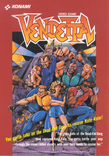 <i>Vendetta</i> (1991 video game) 1991 side-scrolling beat-em-up Konami arcade game