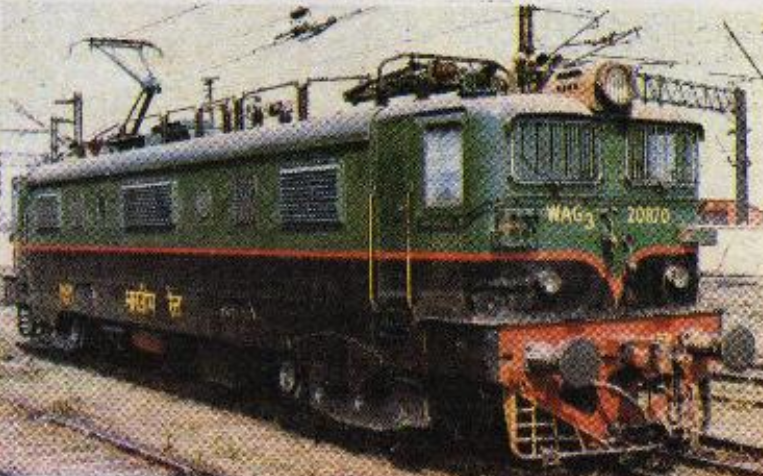 File:COLOUR PHOTOGRAPH OF B-B TYPE WAG3 CLASS ELECTRIC LOCOMOTIVE.png