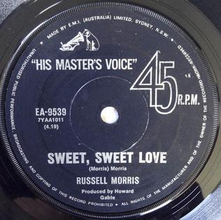 <span class="mw-page-title-main">Sweet, Sweet Love</span> 1971 single by Russell Morris