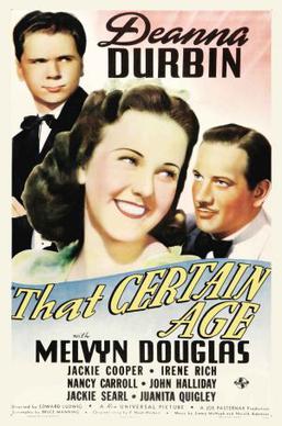 <i>That Certain Age</i> 1938 film by Edward Ludwig