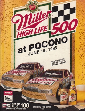 <span class="mw-page-title-main">1988 Miller High Life 500</span> 13th race of the 1988 NASCAR Winston Cup Series