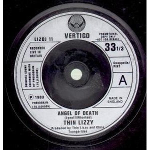<span class="mw-page-title-main">Angel of Death (Thin Lizzy song)</span> 1982 single by Thin Lizzy