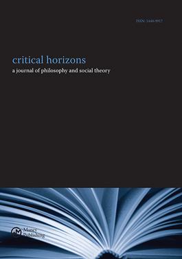 <i>Critical Horizons</i> Academic journal