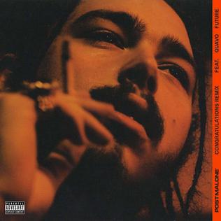 Congratulations (Post Malone song) 2017 single by Post Malone