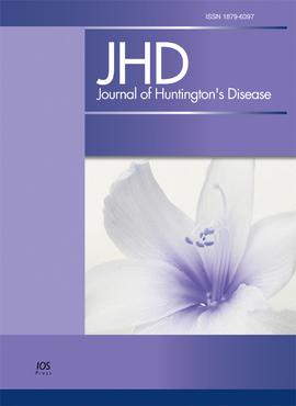 <i>Journal of Huntingtons Disease</i> Academic journal