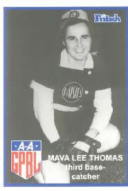 Mava Lee Thomas All-American Girls Professional Baseball League player
