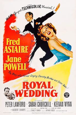 <i>Royal Wedding</i> 1951 MGM musical comedy film directed by Stanley Donen
