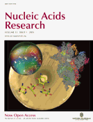 Obrázek: Cover Nucleic Acids Research v33i12 small.gif