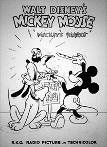 <i>Mickeys Parrot</i> 1938 Mickey Mouse cartoon
