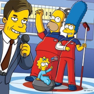 <span class="mw-page-title-main">Boy Meets Curl</span> 12th episode of the 21st season of The Simpsons